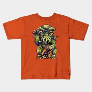 Cthulhu Maneki-Neko Lucky Shirt Kids T-Shirt